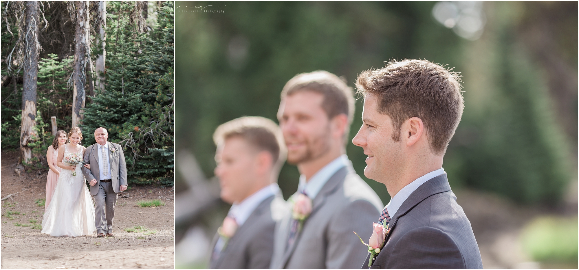 A gorgeous intimate outdoor Oregon wedding near Bend, OR for a destination couple. 