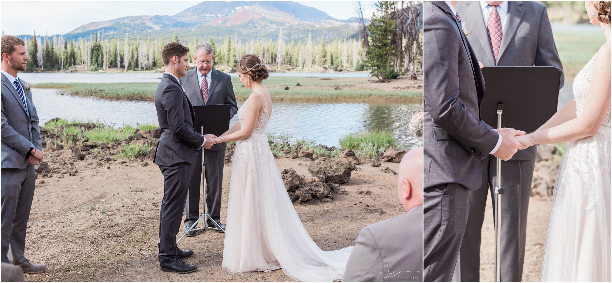 An intimate outdoor Oregon wedding in Bend, OR. 
