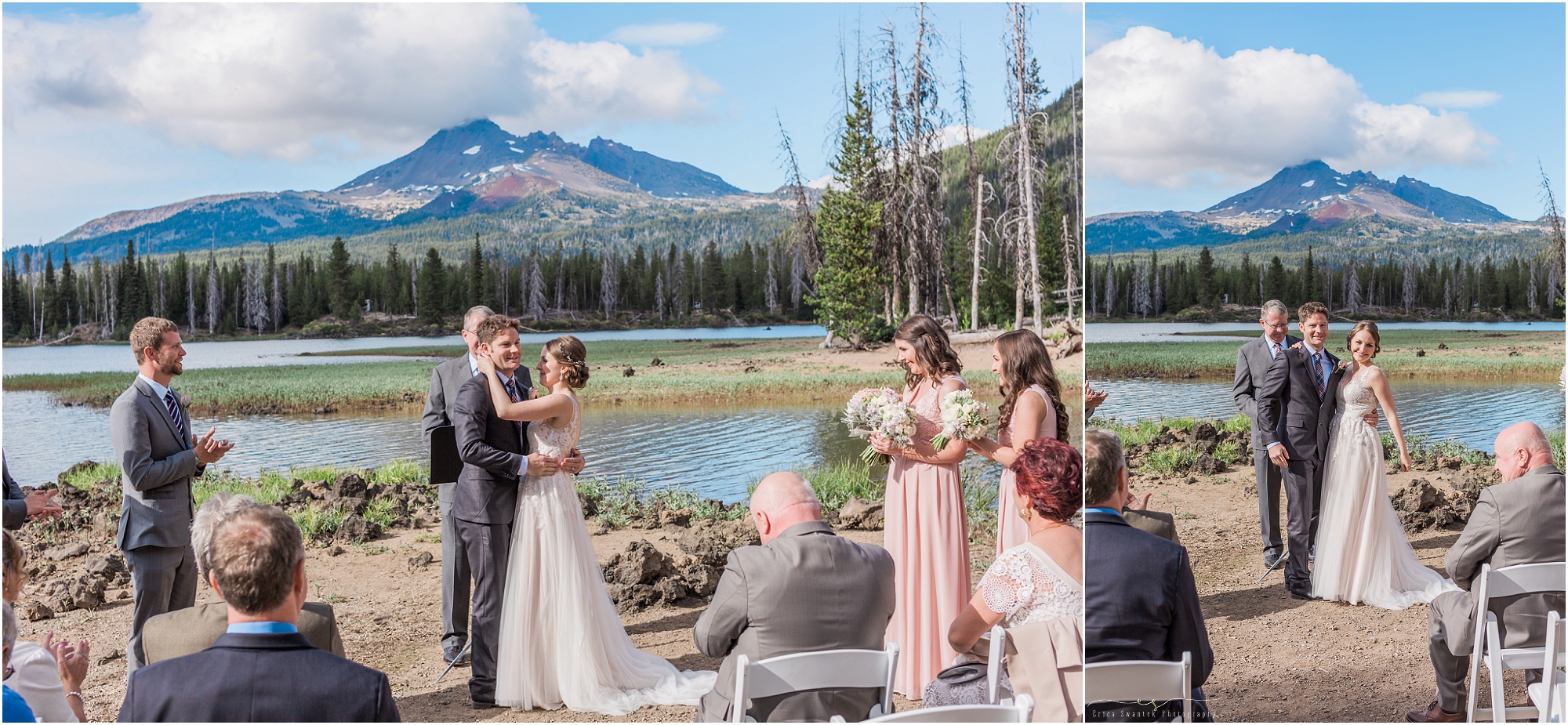 Amazing mountain wedding in the Cascades near Bend, OR. 