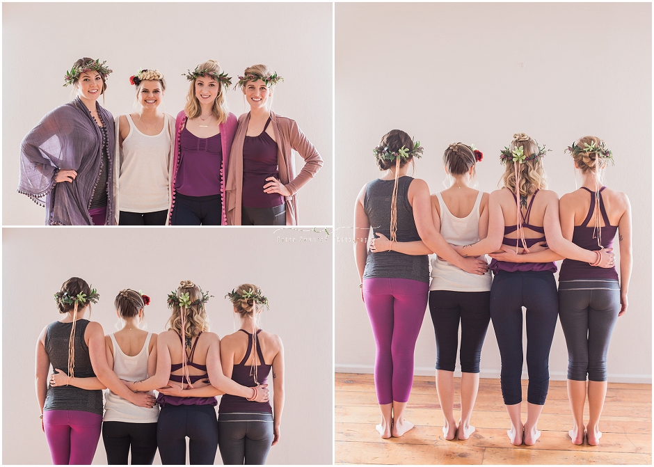 These ladies style was on point, thanks to Pine Mountain Sports for providing the yoga wear, Summer Robbins Flowers for creating the gorgeous floral crowns and Edge hair & Makeup for giving the girls the beautiful bohemian look they wore so well! All amazing Bend, OR and Central Oregon Weddings vendors. 