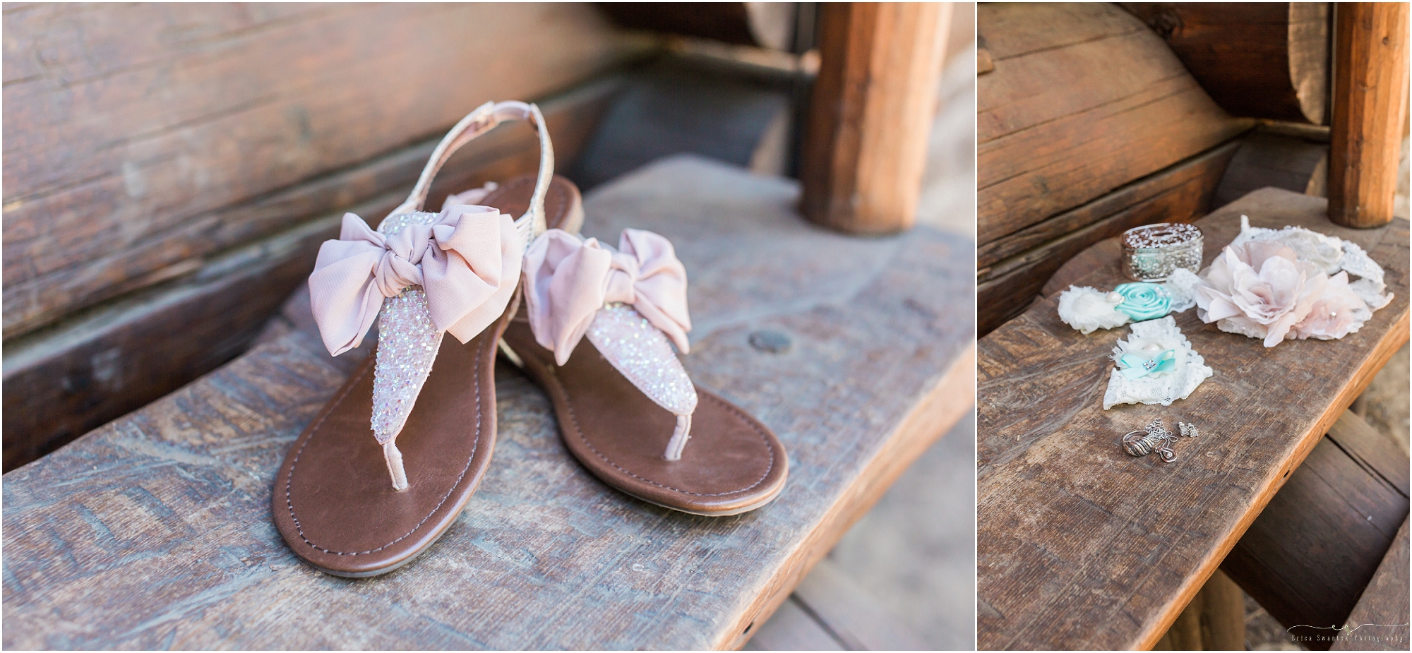 Natural brides love to wear simple shoes in Oregon. 