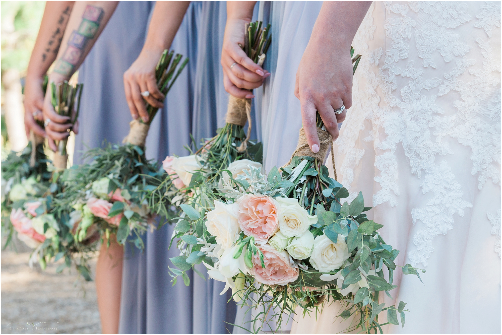 A different take on the bridal bouquet photograph from Bend, OR wedding photographer Erica Swantek Photography.