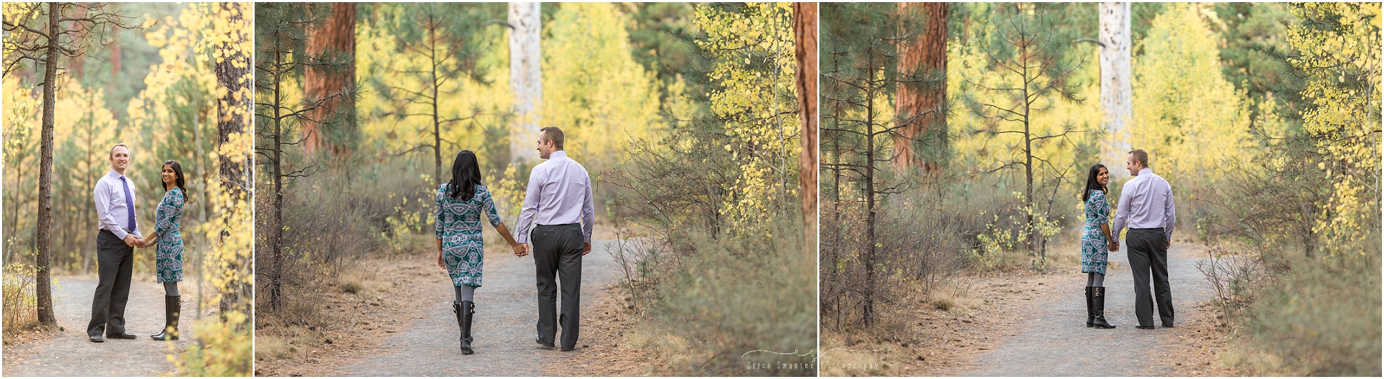 An absolutely gorgeous fall Shevlin Park engagement photography session in Bend, OR. 