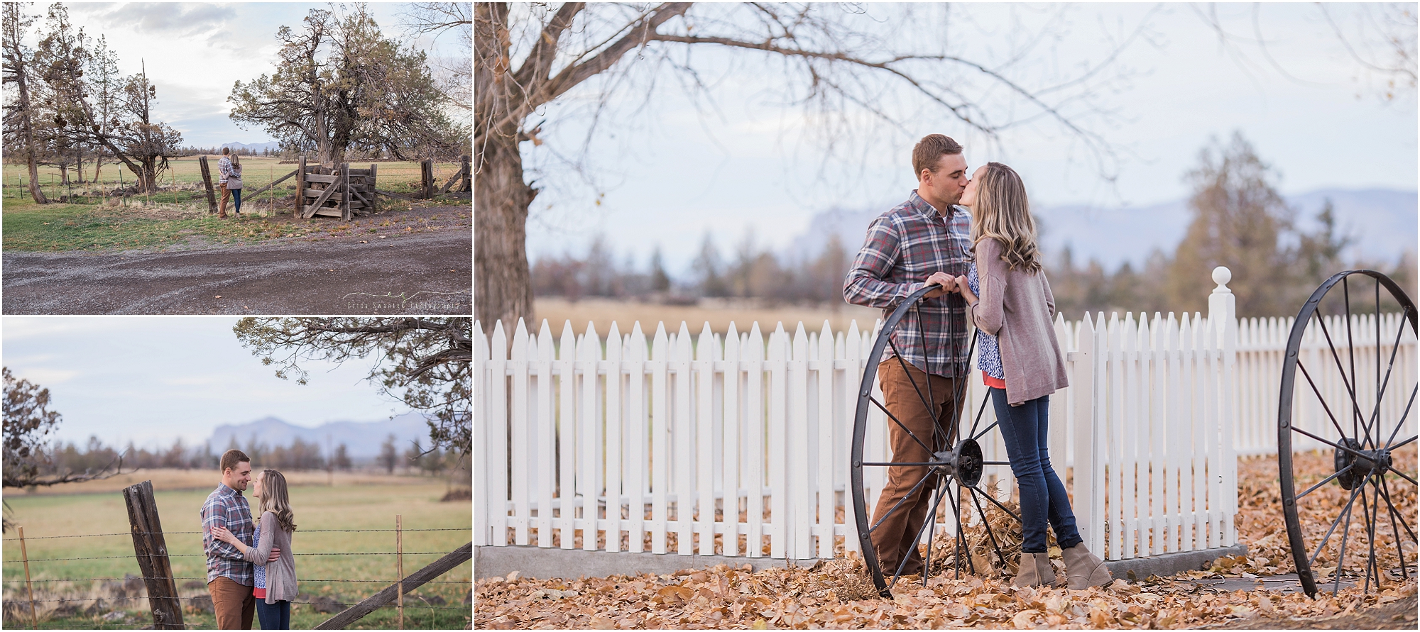 A gorgeous outdoor engagement photography session by Bend, Oregon photographer Erica Swantek Photography. 