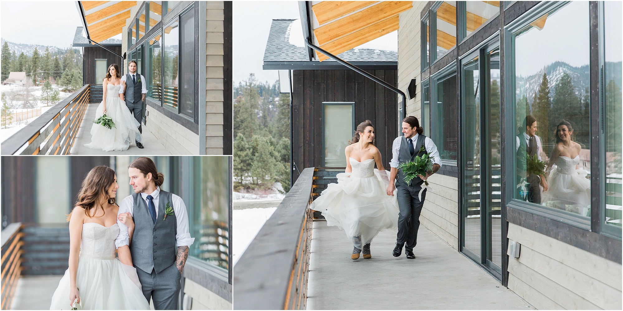 A gorgeous couple models for the Cascade Workshop for Bend, OR wedding photographer Erica Swantek Photography. 