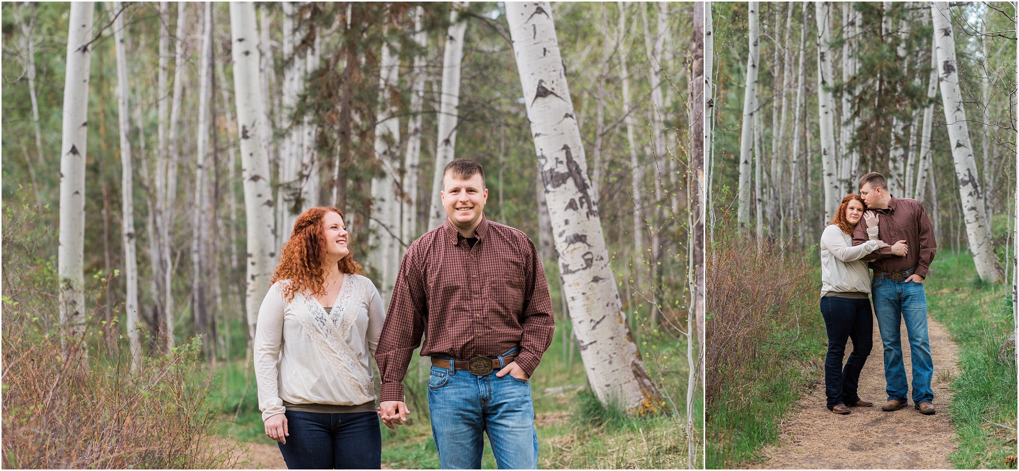 A gorgeous Shelvin Park location for this classic Bend Oregon engagement session. 
