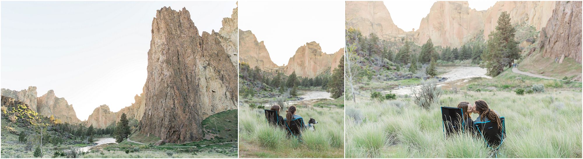 A gorgeous Smith Rock Engagement Session along the Crooked River in Terrebonne, OR. | Erica Swantek Photography