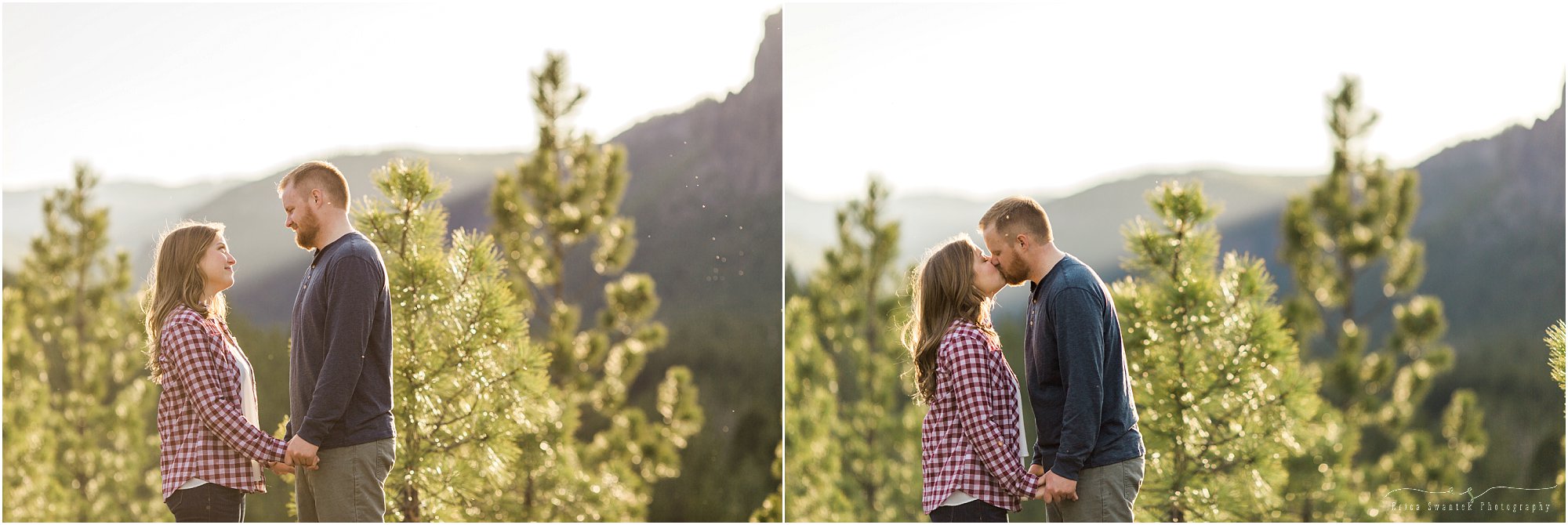 A beautiful engagement session in the Tumalo Creek area of Bend, Oregon. | Erica Swantek Photography