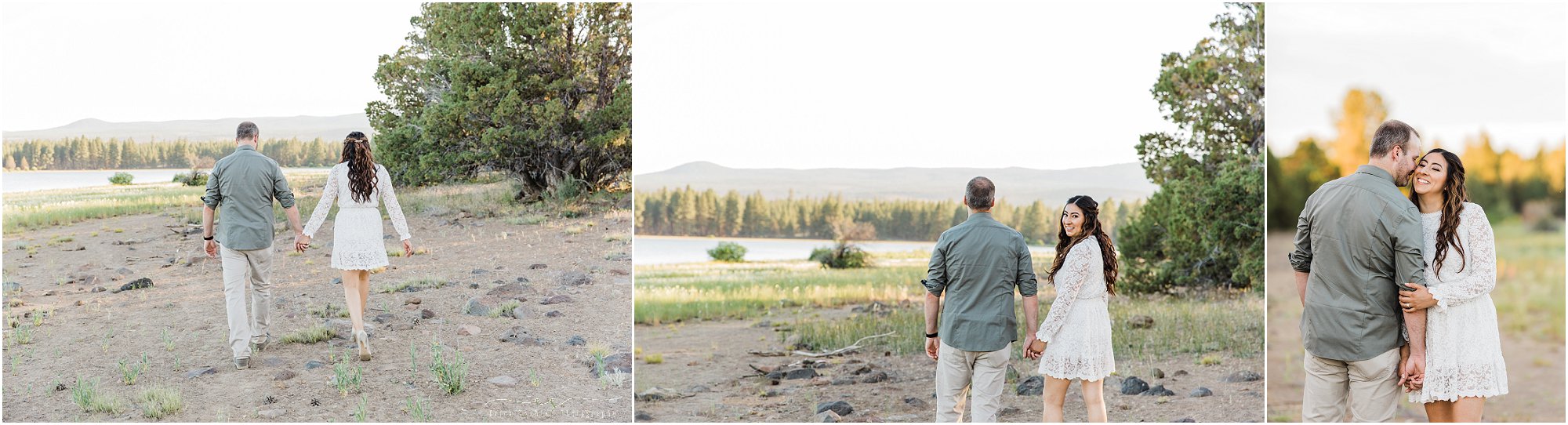 A gorgeous engagement photo session at Tumalo Reservoir near Bend, OR. | Erica Swantek Photography