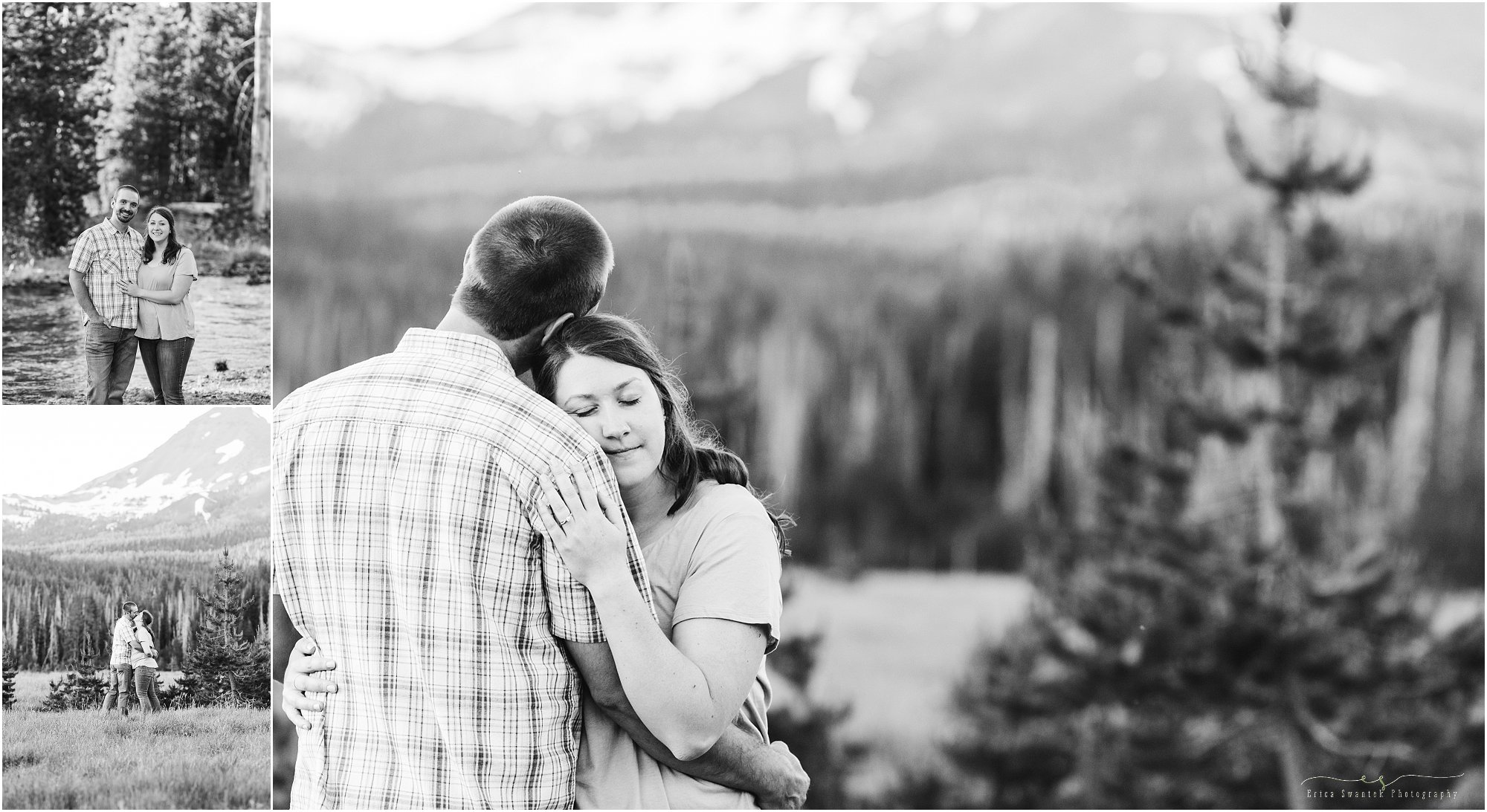 Impressive views near Soda Creek at a Cascade Mountain engagement photography session. | Erica Swantek Photography
