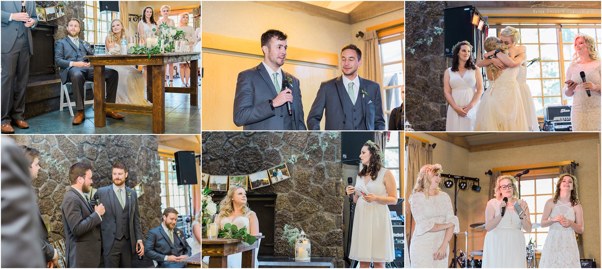 A wonderful wedding reception at Aspen Hall in Bend, OR. | Erica Swantek Photography