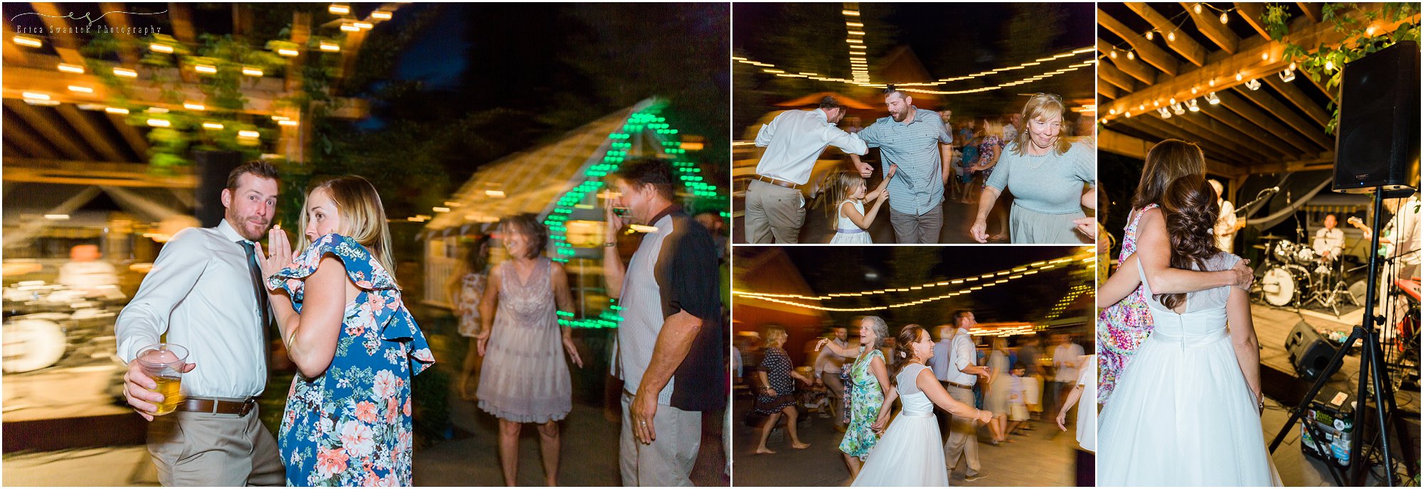 A live band is always so much fun for your Central Oregon wedding reception. | Erica Swantek Photography