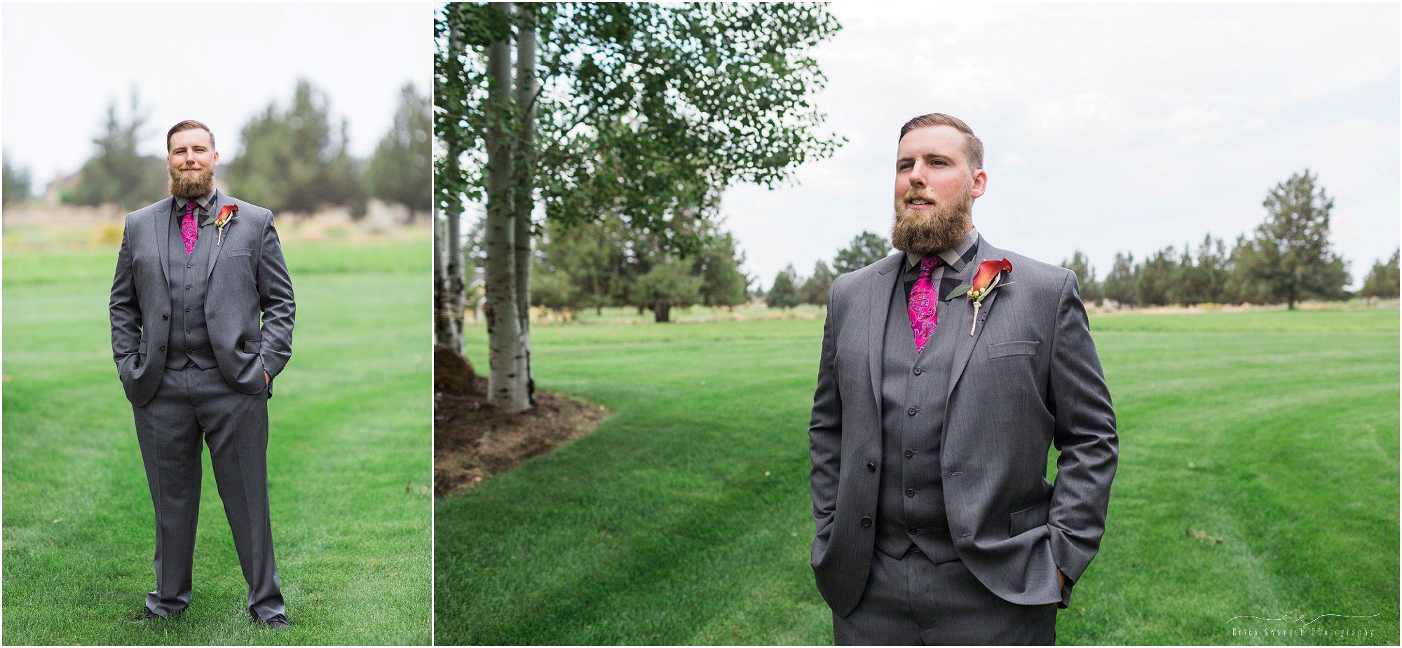 Formal groom portraits for this Bend, Oregon groom. | Erica Swantek Photography