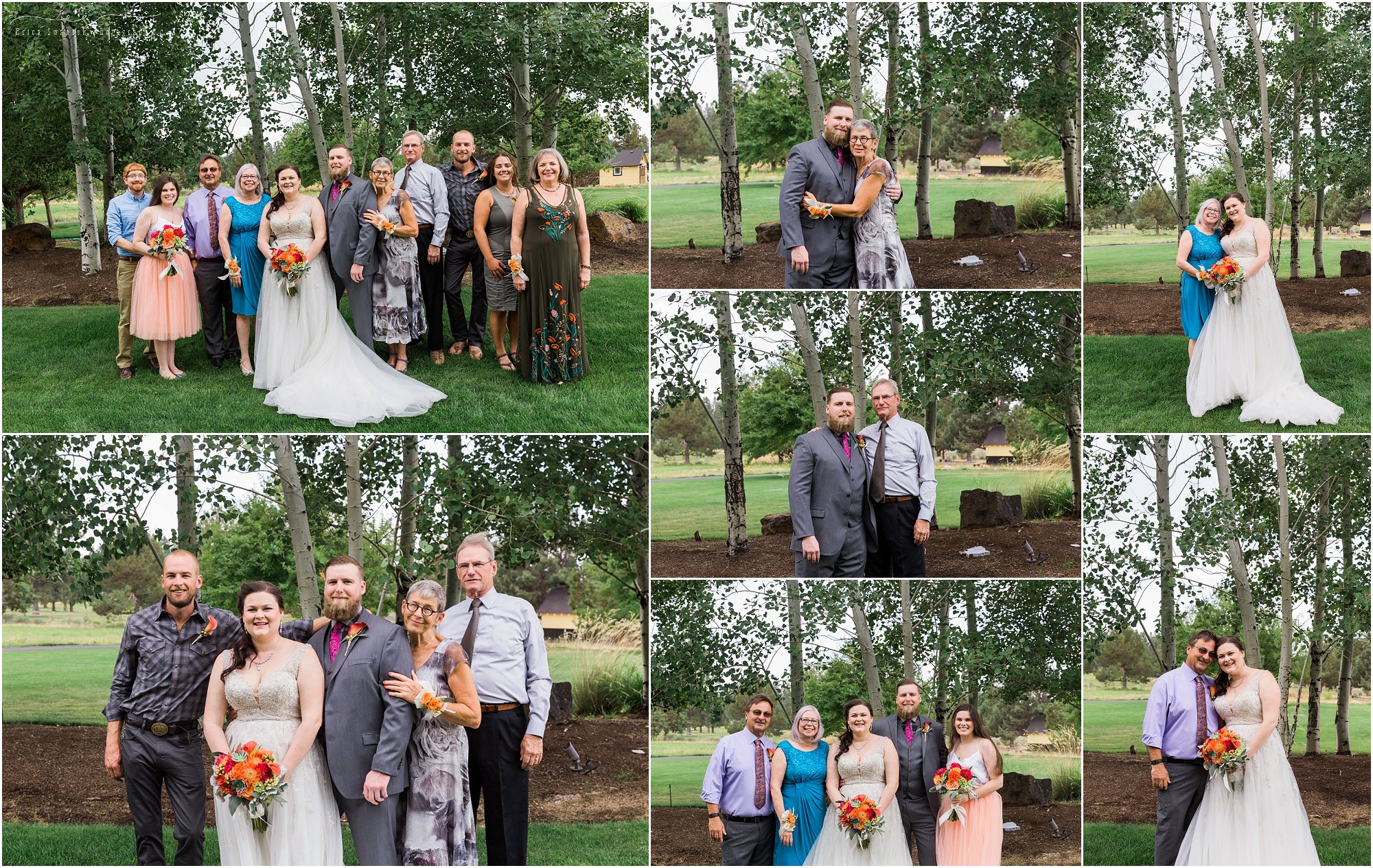 Beautiful family portraits before this couple ties the knot near Bend, OR. | Erica Swantek Photography