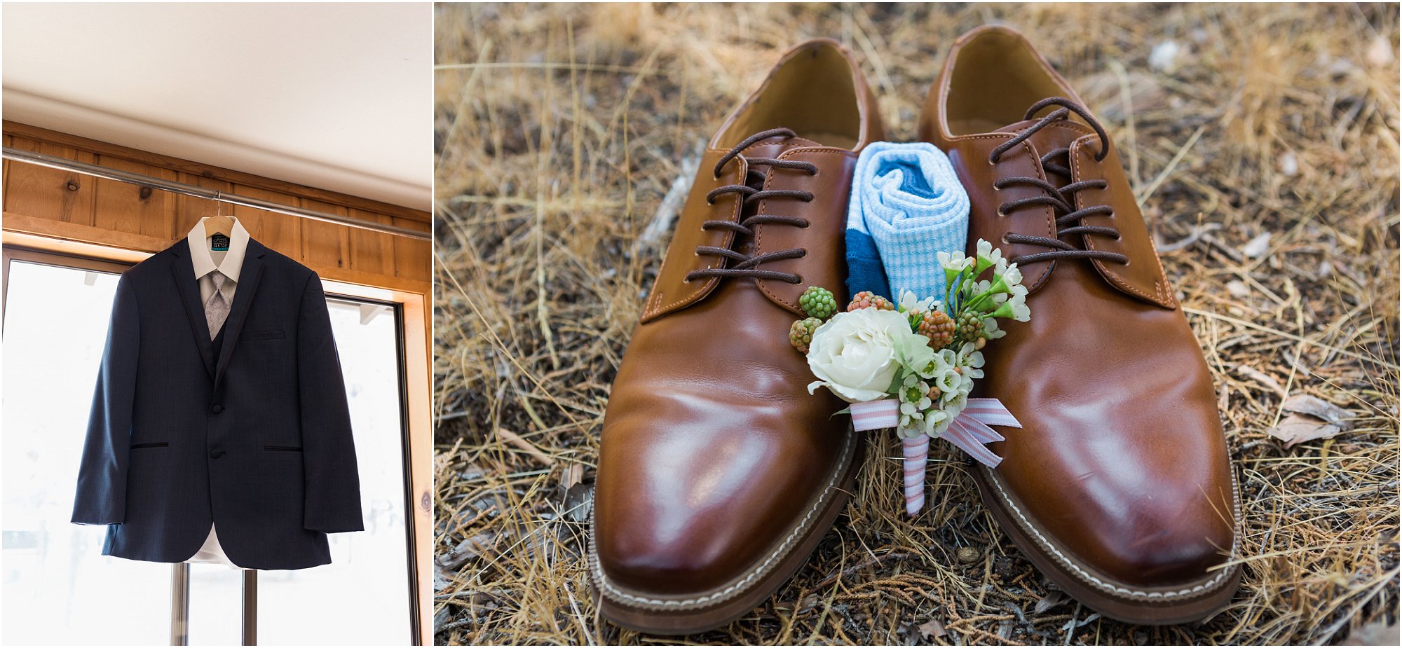 The groom's details photographed at this Rock Springs Ranch wedding by Bend wedding photographer Erica Swantek Photography. 