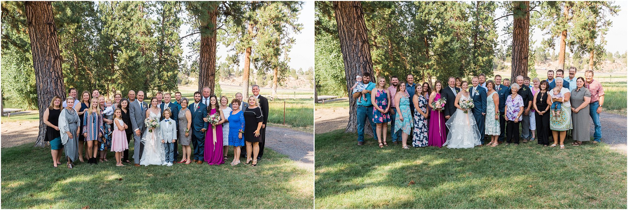 Extended family formal photos at your wedding become treasured heirlooms for years to come. | Bend Wedding Photographer Erica Swantek Photography