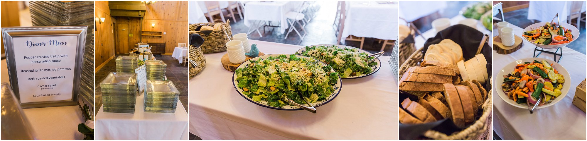 The food Bleu Bite Catering serves at weddings across Central Oregon is always delicious and has a beautiful presentation. | Erica Swantek Photography