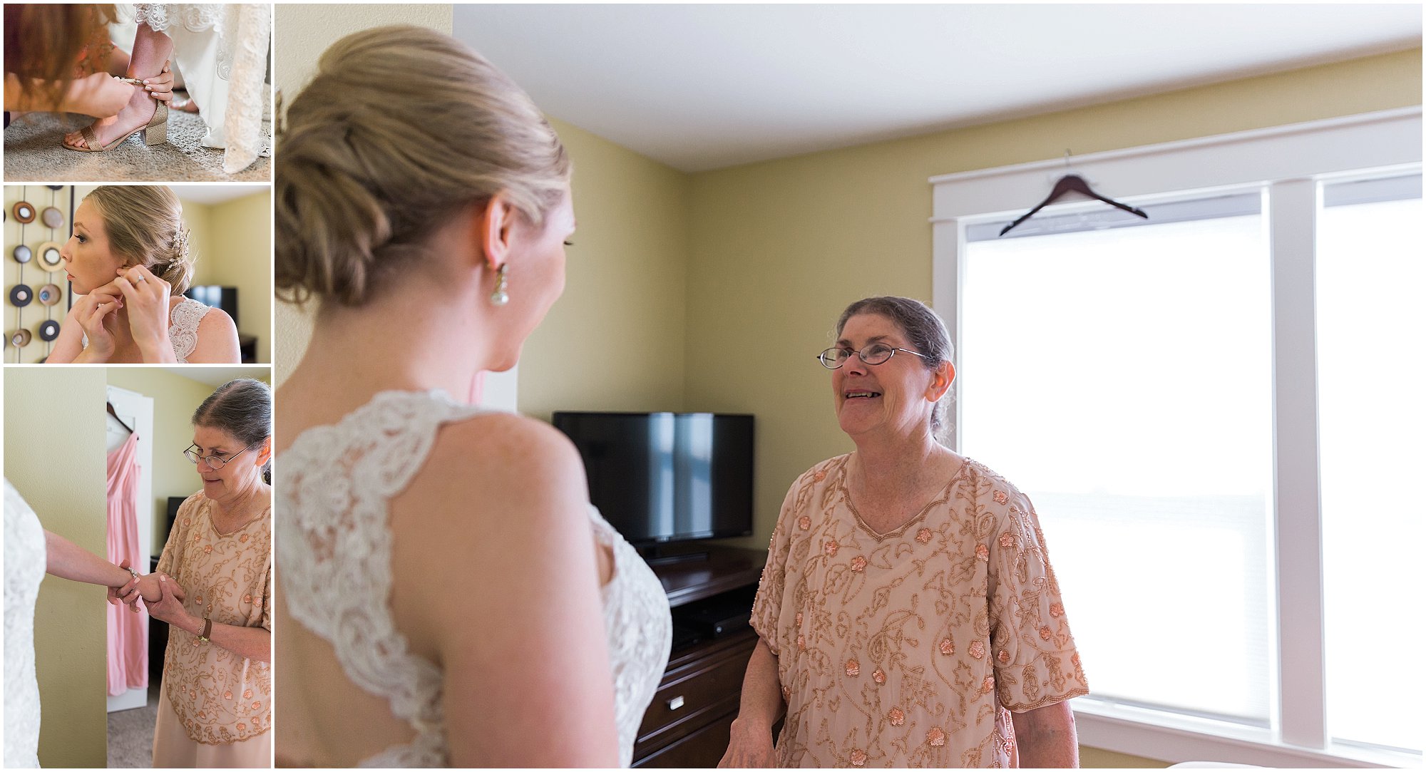 Deschutes Brewery Wedding bride's mother's reaction. | Erica Swantek Photography