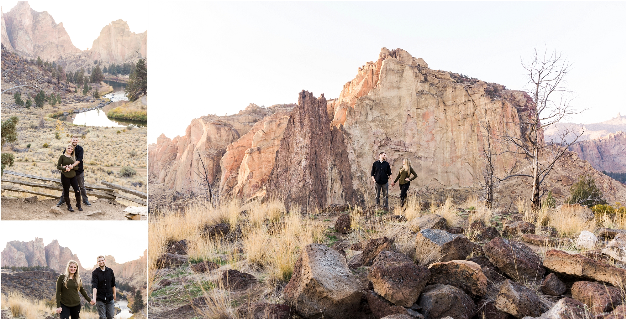 An epic location for engagement photos at Smith Rock State Park in Oregon. | Erica Swantek Photography