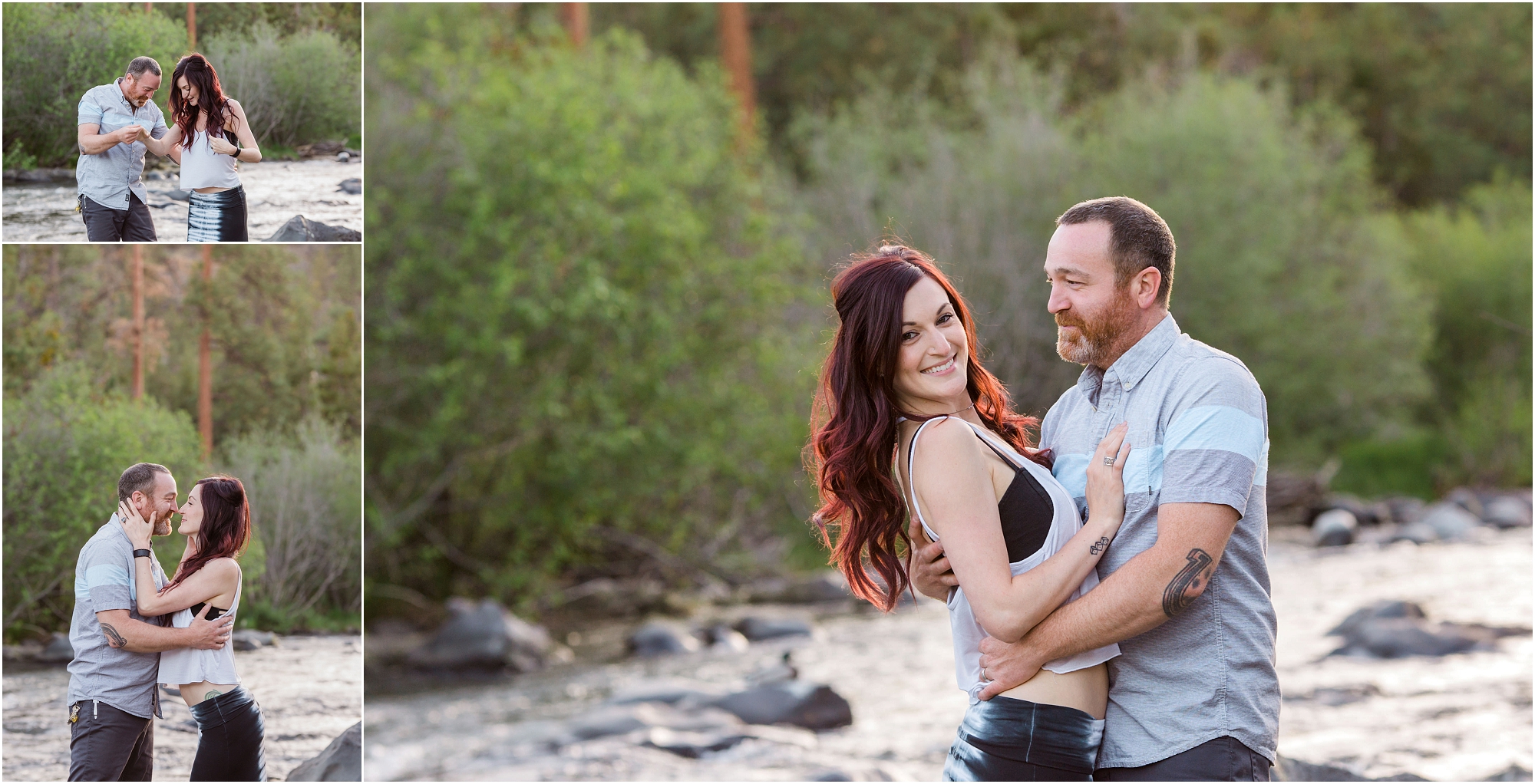 Gorgeous engagement session along the Deschutes River in Bend, OR. | Erica Swantek Photography