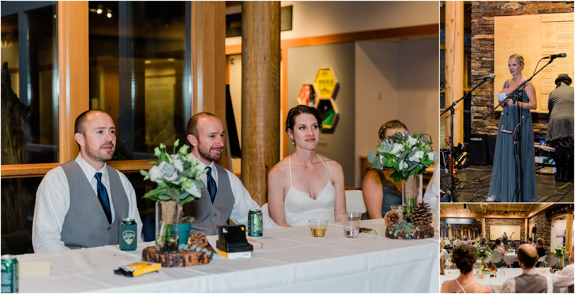 Friends give amazing toasts at your Bend, OR wedding. | Erica Swantek Photography