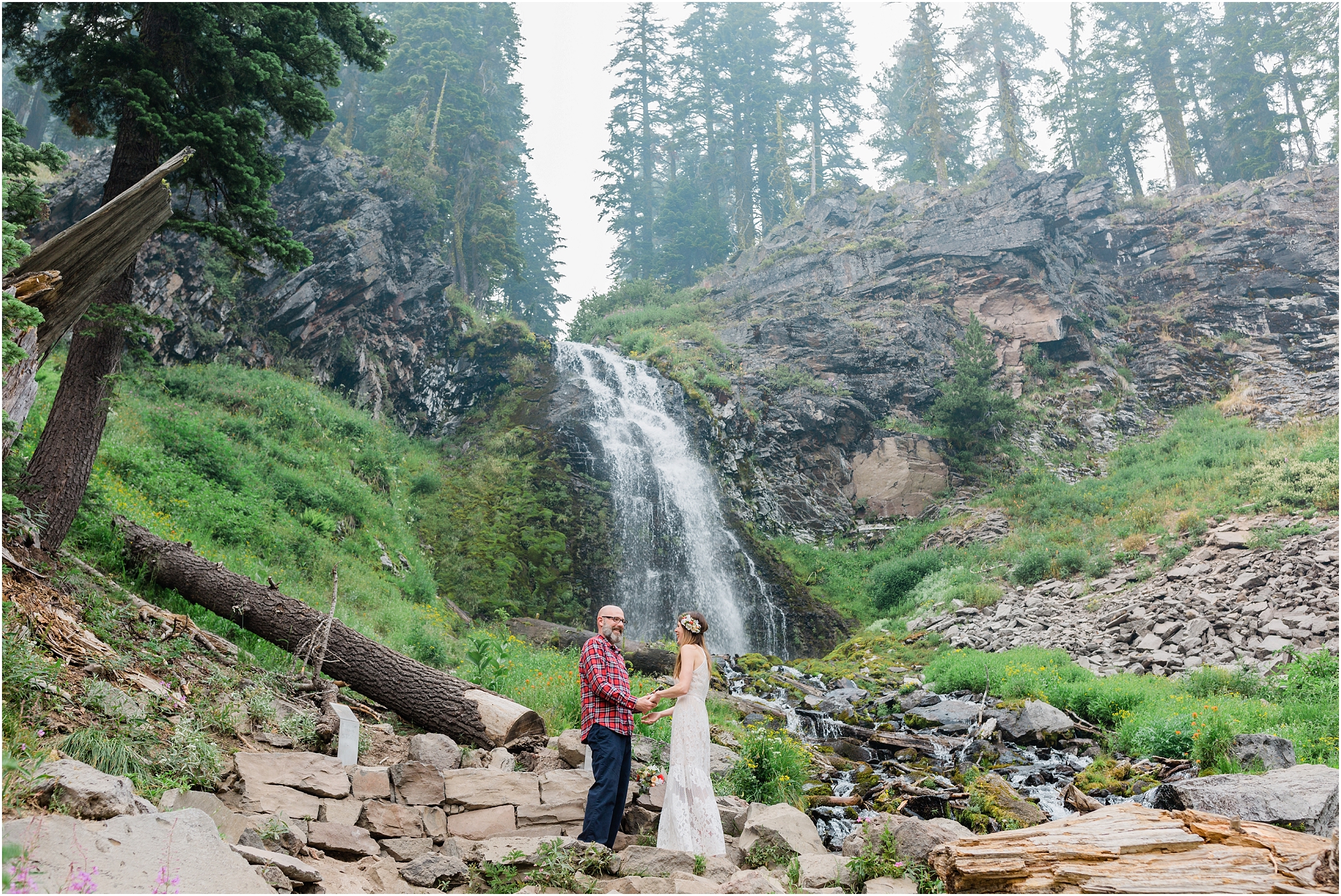Plaikni Falls in Crater Lake National Park is an amazing spot for your Oregon elopement. | Erica Swantek Photography