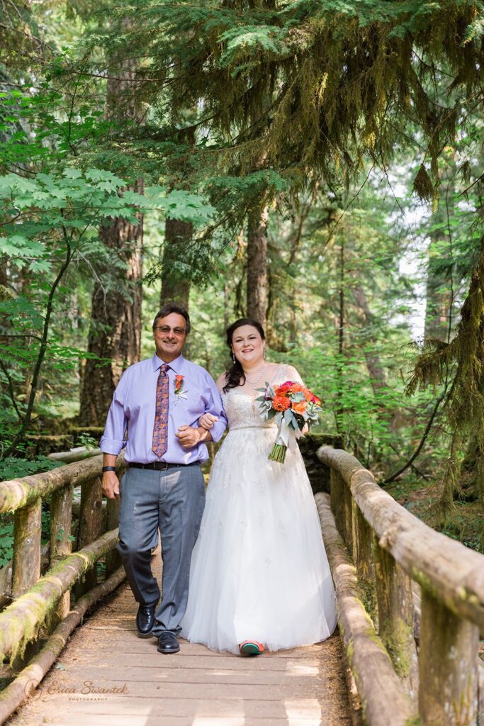 Sahalie Falls Oregon Elopement