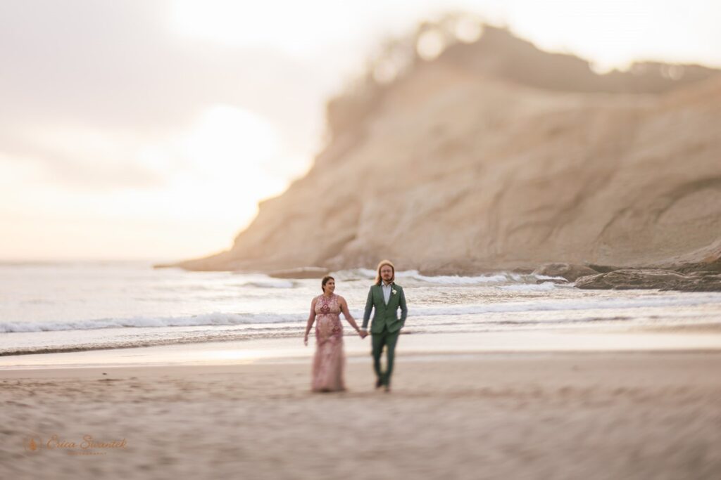dreamy oregon coast elopement