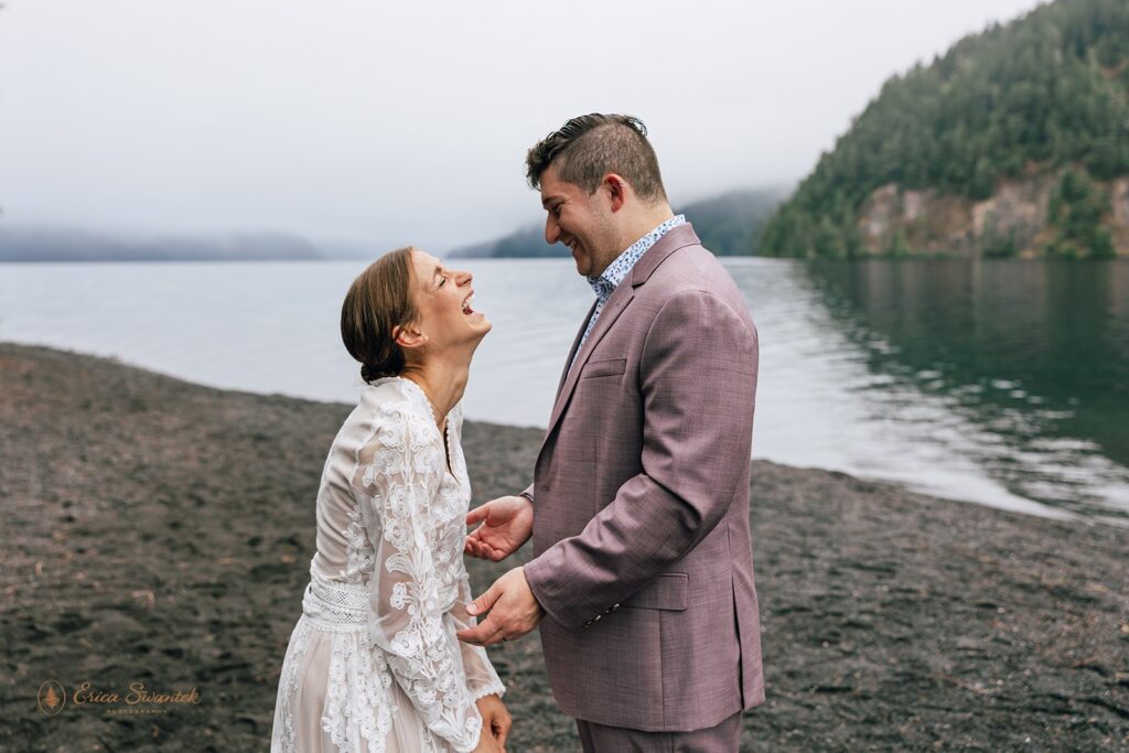 olympic national park elopement ceremony
