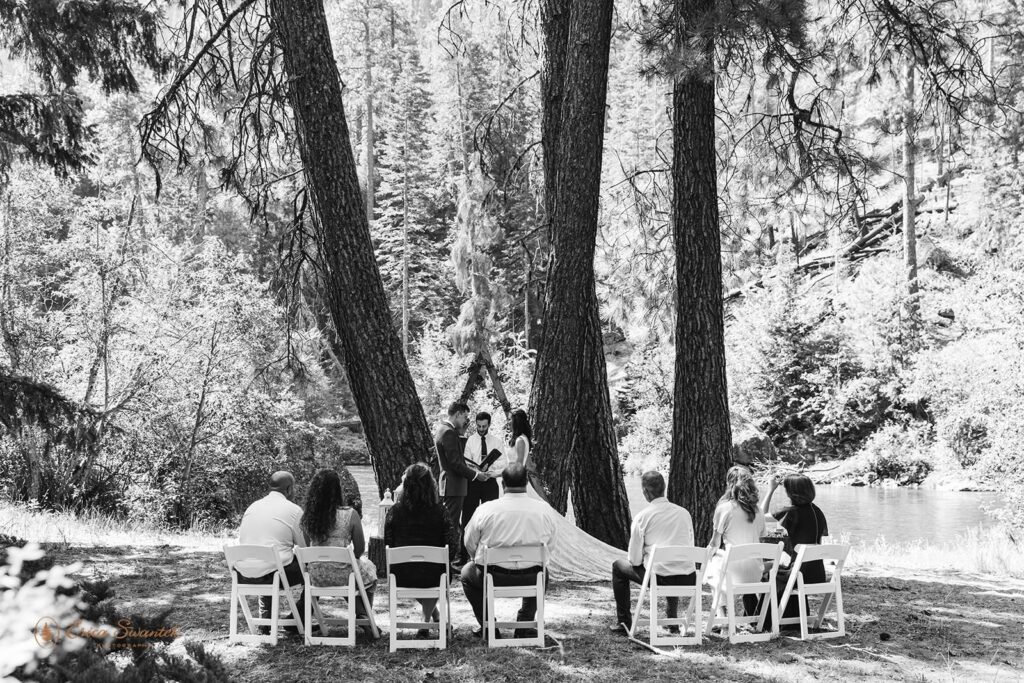 Forest ceremony in Washington.