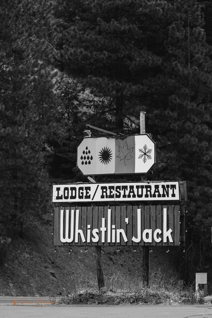 Whistlin' Jack's Lodge and Restaurant in Washington.