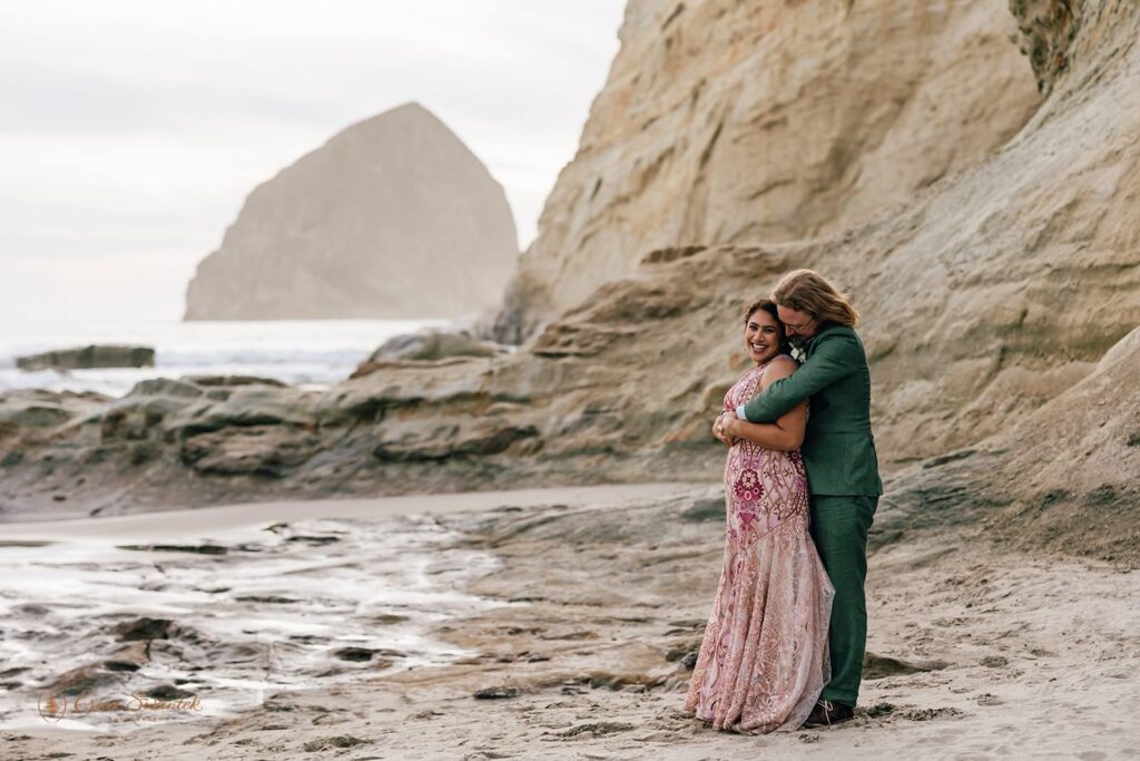 Oregon elopement cape kiwanda