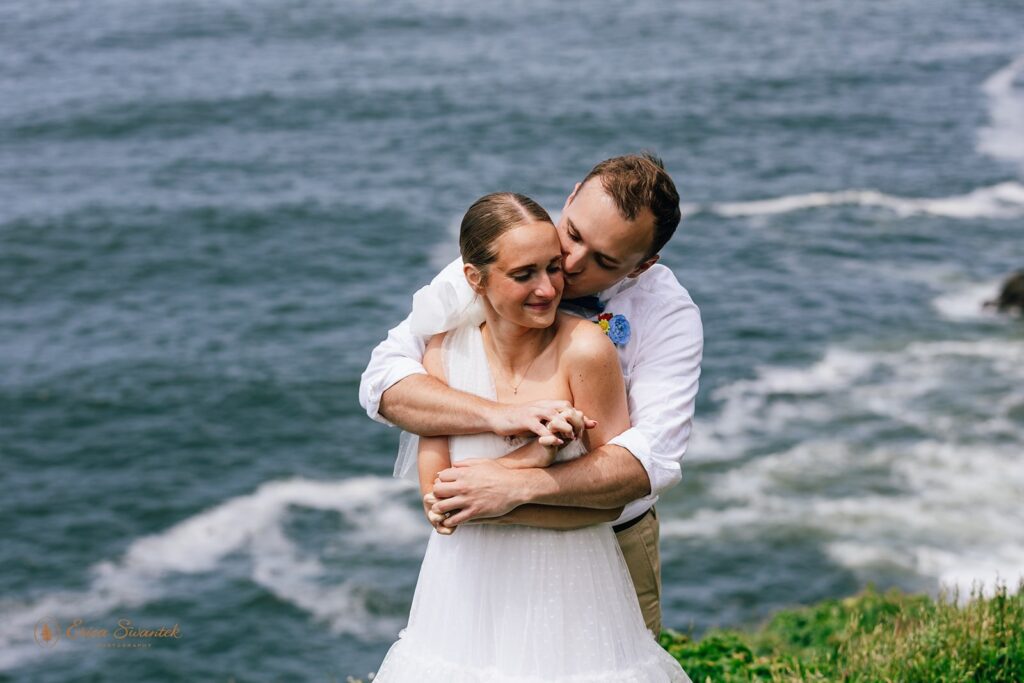 adventurous elopement at elk flat trail