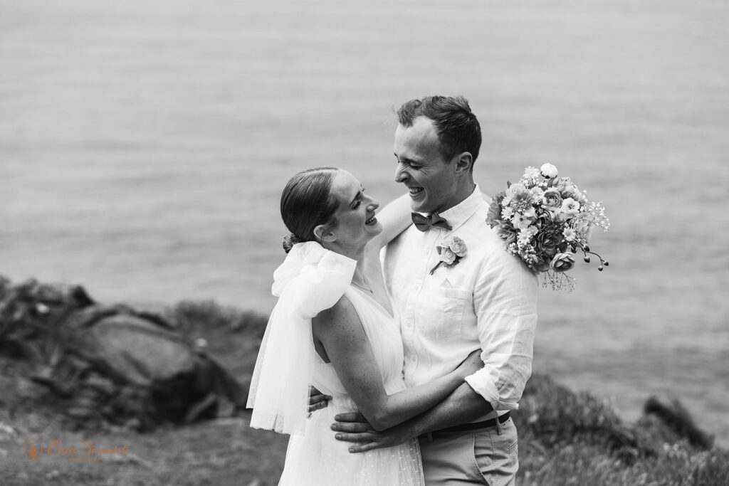 adventurous elopement at elk flat trail