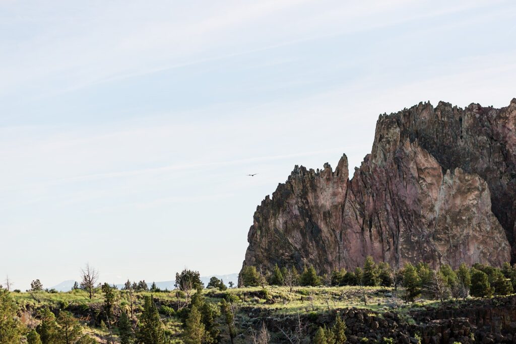 Smith Rock State Park during the day. 