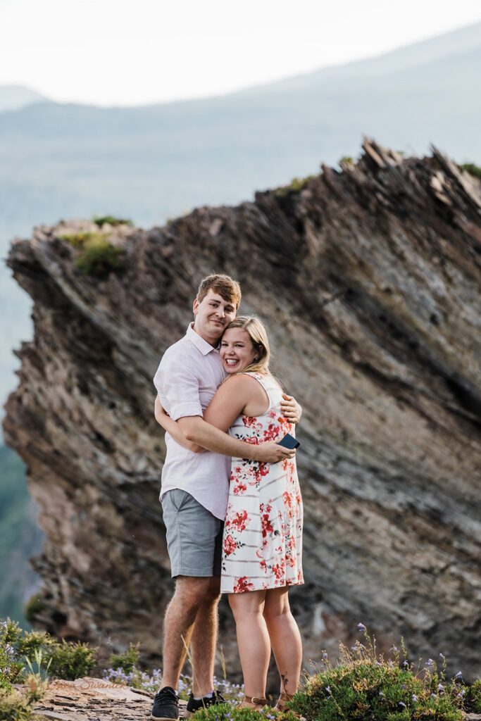 Mountain engagement proposal session in Bend, Oregon. 