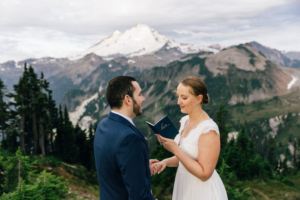 Mt Baker Washington elopement