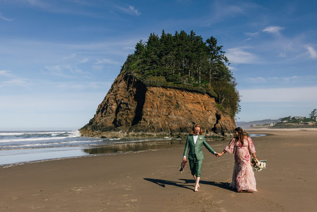 Neskowin Oregon elopement
