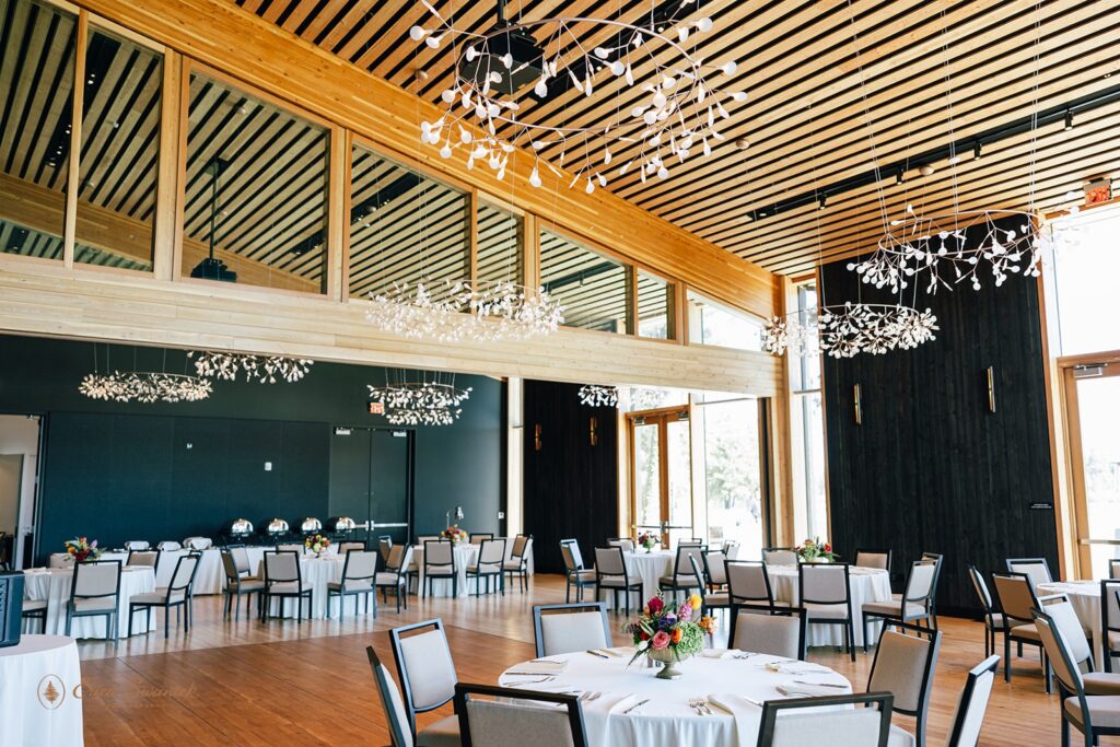 black butte ranch wedding reception space