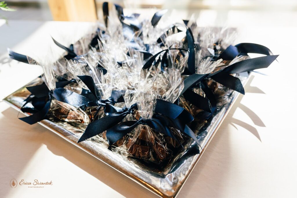 wedding dessert table set up