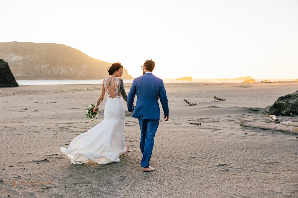 moody harris beach elopement photos