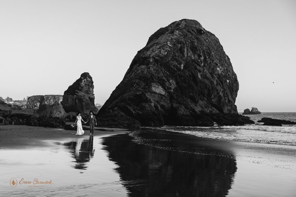 moody harris beach elopement photos