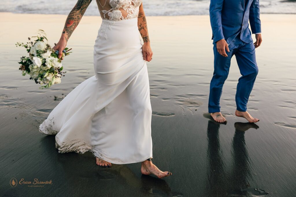 moody harris beach elopement photos