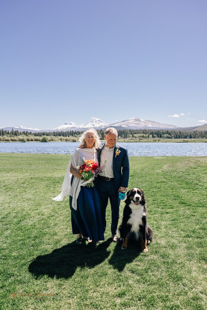 pnw dog friendly elopement wedding