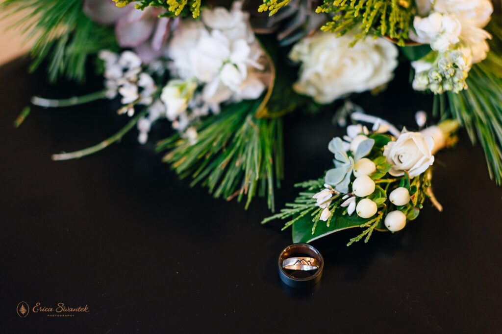 elopement detail flatlay