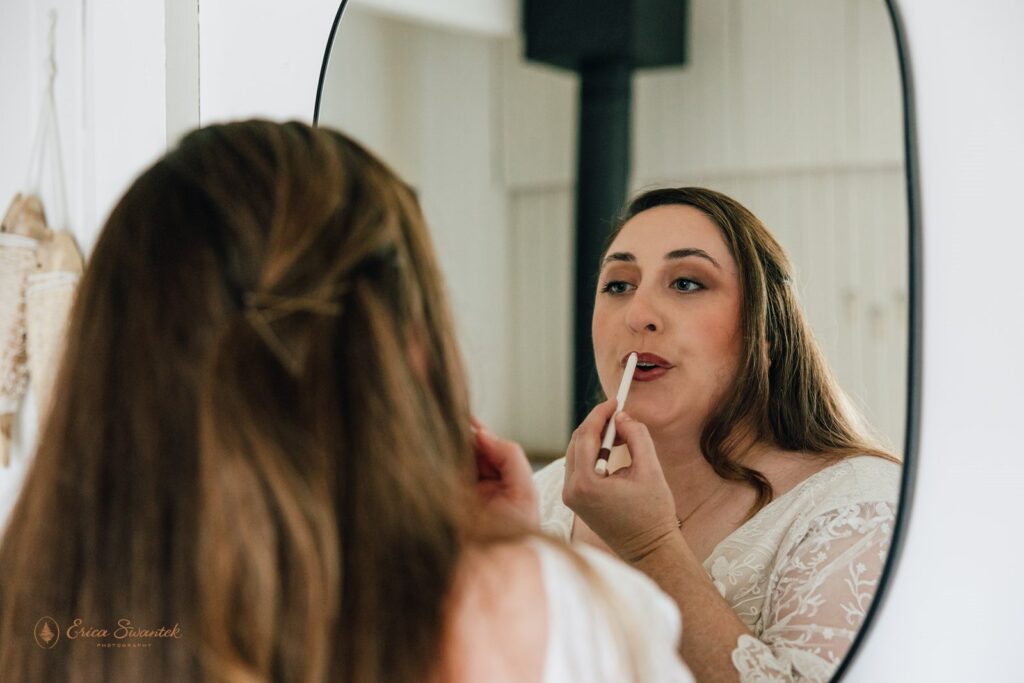 bride getting ready