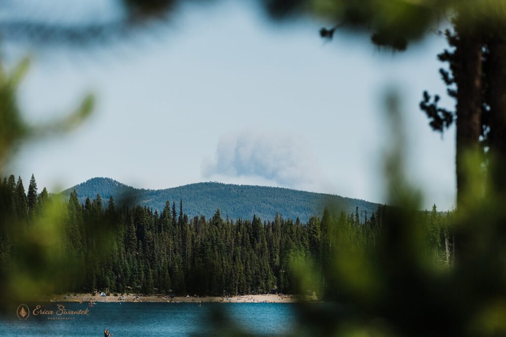 stunning mountain views of Cascade Mountains in Oregon