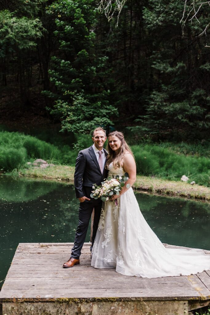 dreamy forest elopement in Talent, OR