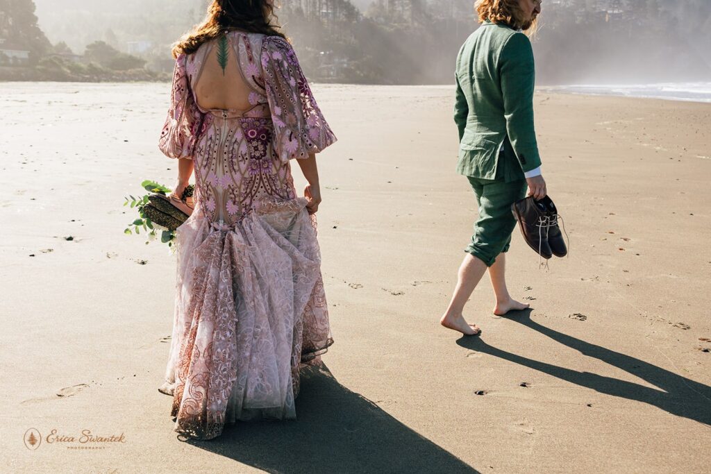dreamy neskowin elopement at oregon coast