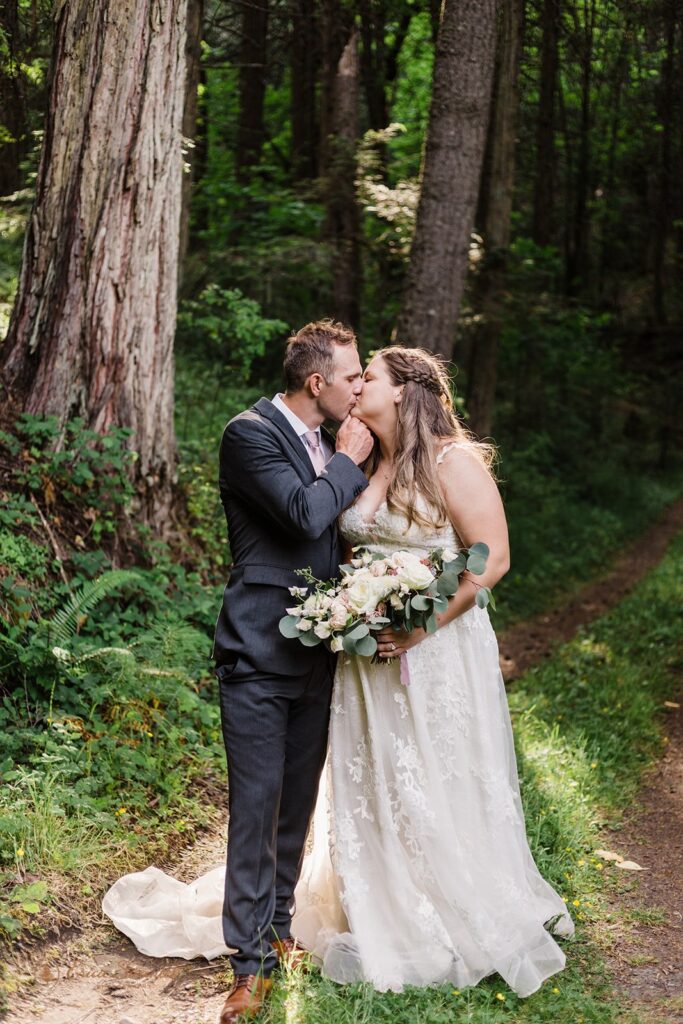dreamy forest elopement in Talent, OR